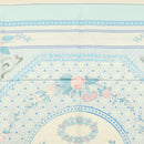 HERMES Carre 90 Scarf ""JEUX DE PAILLE"" Silk Light Blue Auth BA4555-3