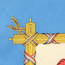 HERMES Carre 90 ""LIBERTE EGALITE FRATERNITE REPUBLIQUE FRANCAISE"" Auth BA4557-11