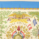 HERMES Carre 90 ""LIBERTE EGALITE FRATERNITE REPUBLIQUE FRANCAISE"" Auth BA4557-3