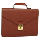 LOUIS VUITTON Epi Serviette Conseiller Briefcase Brown M54423 LV Auth BA4562-1