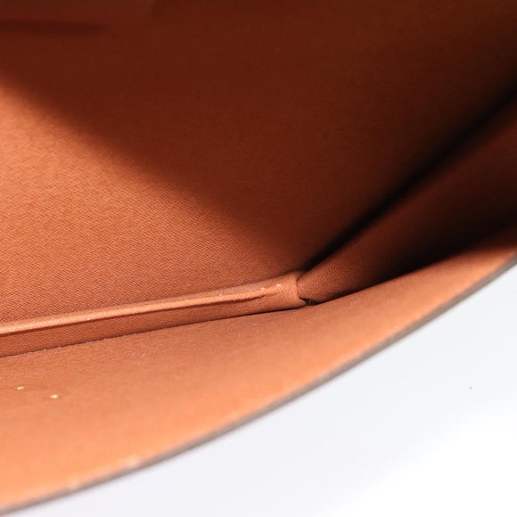 LOUIS VUITTON Epi Serviette Conseiller Briefcase Brown M54423 LV Auth BA4562