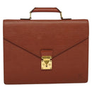 LOUIS VUITTON Epi Serviette Conseiller Briefcase Brown M54423 LV Auth BA4562-13
