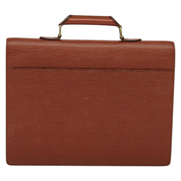 LOUIS VUITTON Epi Serviette Conseiller Briefcase Brown M54423 LV Auth BA4562 - 0