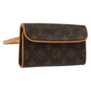 LOUIS VUITTON Monogram Pochette Florentine Waist bag M51855 LV Auth BA4566-1