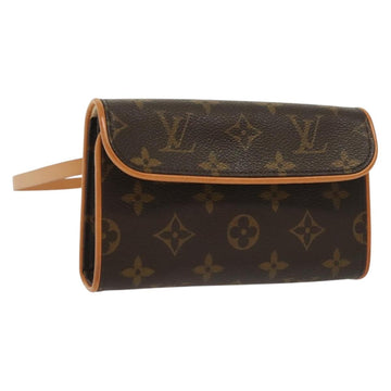 LOUIS VUITTON Monogram Pochette Florentine Waist bag M51855 LV Auth BA4566