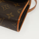 LOUIS VUITTON Monogram Pochette Florentine Waist bag M51855 LV Auth BA4566-15