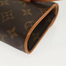 LOUIS VUITTON Monogram Pochette Florentine Waist bag M51855 LV Auth BA4566-17