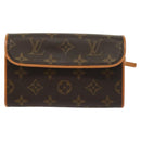 LOUIS VUITTON Monogram Pochette Florentine Waist bag M51855 LV Auth BA4566-13
