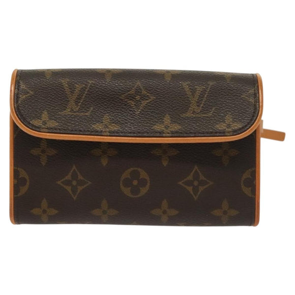 LOUIS VUITTON Monogram Pochette Florentine Waist bag M51855 LV Auth BA4566