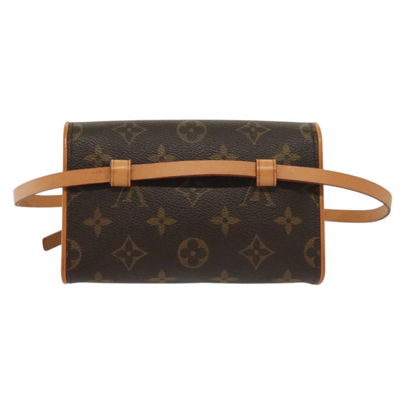 LOUIS VUITTON Monogram Pochette Florentine Waist bag M51855 LV Auth BA4566