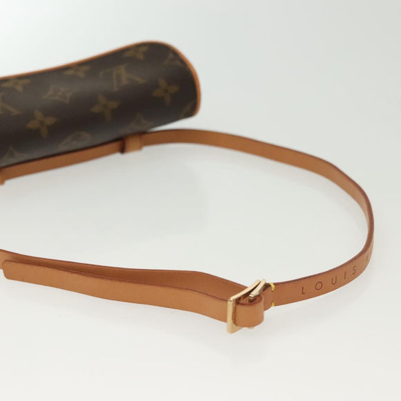 LOUIS VUITTON Monogram Pochette Florentine Waist bag M51855 LV Auth BA4566