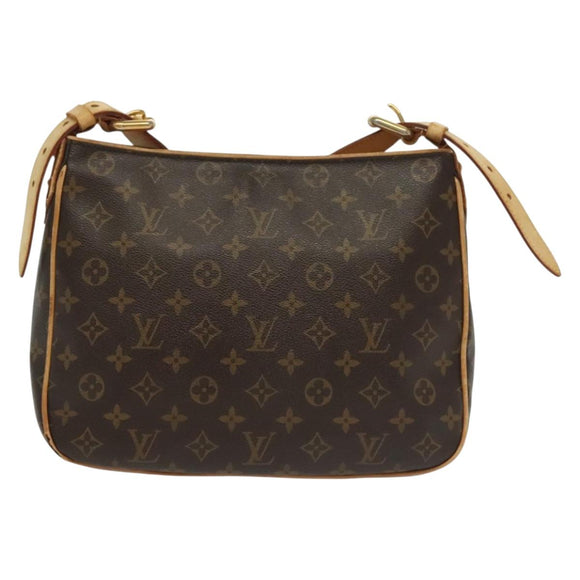 LOUIS VUITTON Monogram Hudson GM Shoulder Bag M40045 LV Auth BA4569