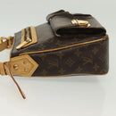 LOUIS VUITTON Monogram Hudson GM Shoulder Bag M40045 LV Auth BA4569-4