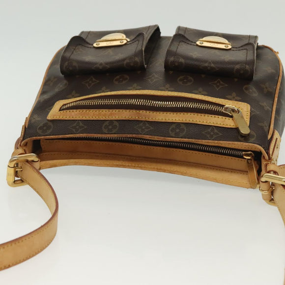LOUIS VUITTON Monogram Hudson GM Shoulder Bag M40045 LV Auth BA4569