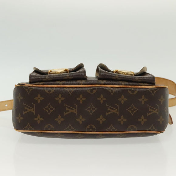 LOUIS VUITTON Monogram Hudson GM Shoulder Bag M40045 LV Auth BA4569