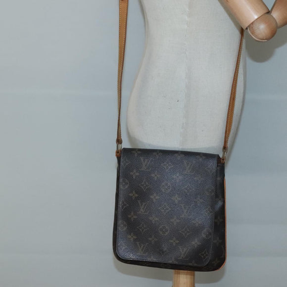 LOUIS VUITTON Monogram Musette Salsa Long Shoulder Bag M51387 LV Auth BA4570