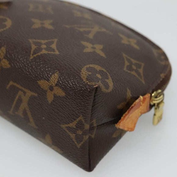 LOUIS VUITTON Monogram Pochette Cosmetic PM Pouch M43998 LV Auth BA4573