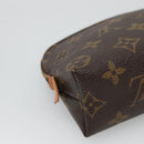 LOUIS VUITTON Monogram Pochette Cosmetic PM Pouch M43998 LV Auth BA4573-16