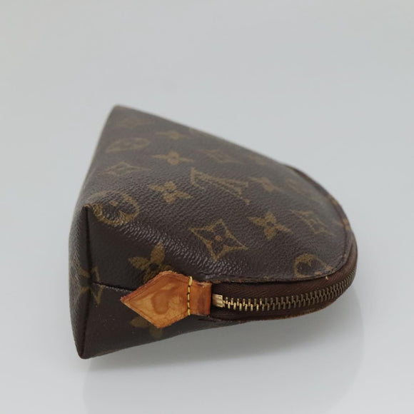 LOUIS VUITTON Monogram Pochette Cosmetic PM Pouch M43998 LV Auth BA4573
