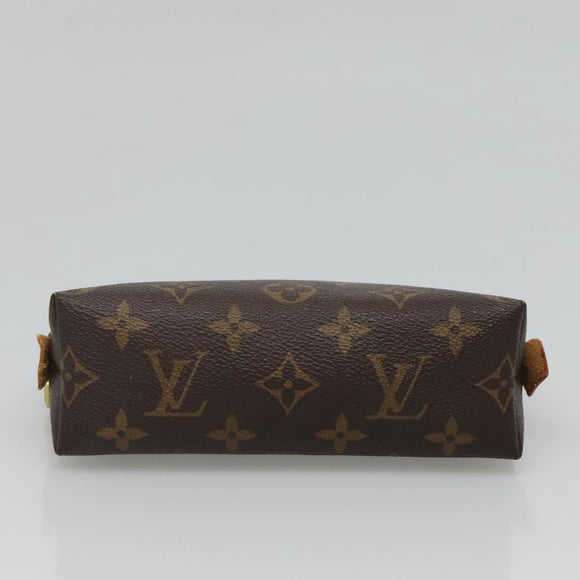 LOUIS VUITTON Monogram Pochette Cosmetic PM Pouch M43998 LV Auth BA4573