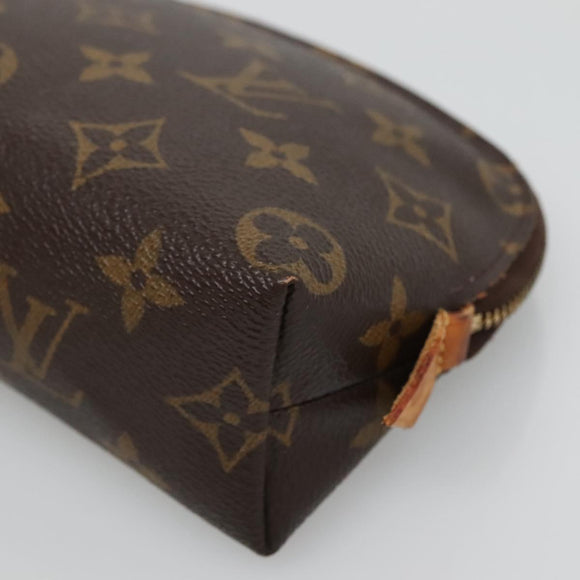 LOUIS VUITTON Monogram Pochette Cosmetic PM Pouch M43998 LV Auth BA4573