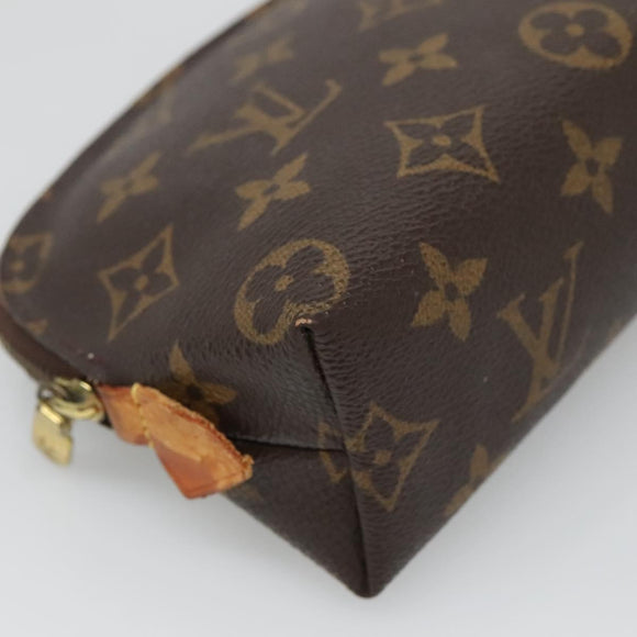 LOUIS VUITTON Monogram Pochette Cosmetic PM Pouch M43998 LV Auth BA4573