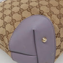 GUCCI GG Canvas Heart Bit Tote Bag Gold Beige 269957 Auth BA4579-11