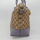 GUCCI GG Canvas Heart Bit Tote Bag Gold Beige 269957 Auth BA4579-4