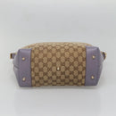 GUCCI GG Canvas Heart Bit Tote Bag Gold Beige 269957 Auth BA4579-9