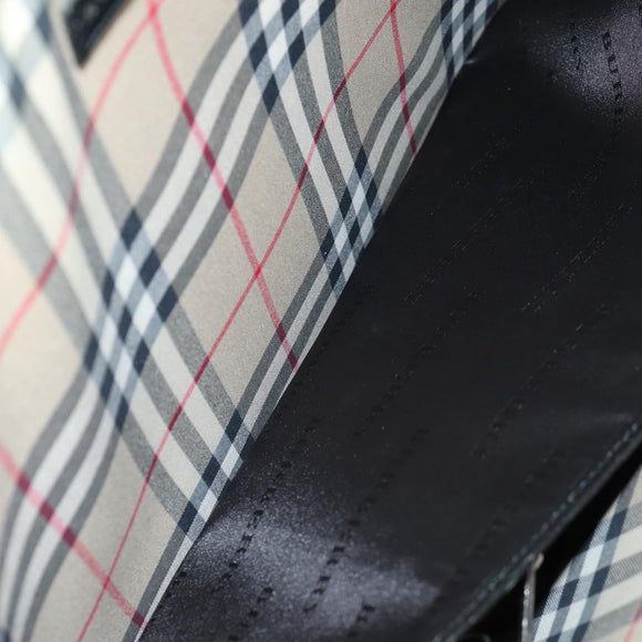 BURBERRY Business Bag Leather Black Auth BA4581