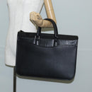 BURBERRY Business Bag Leather Black Auth BA4581-28