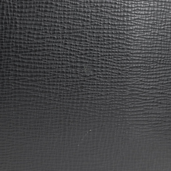 BURBERRY Business Bag Leather Black Auth BA4581