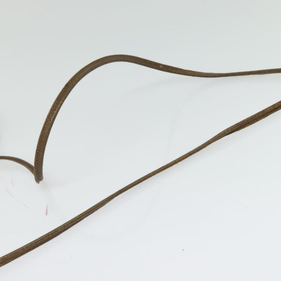 GUCCI GG Supreme Web Sherry Line Shoulder Bag PVC Beige 98 02 047 Auth BA4583