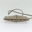 GUCCI GG Supreme Web Sherry Line Shoulder Bag PVC Beige 98 02 047 Auth BA4583-5