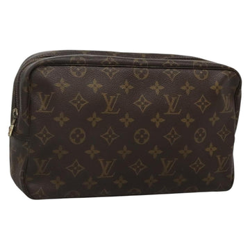 LOUIS VUITTON Monogram Trousse Toilette 28 Clutch Bag M47522 LV Auth BA4585