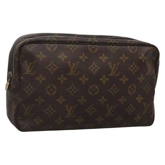 LOUIS VUITTON Monogram Trousse Toilette 28 Clutch Bag M47522 LV Auth BA4585