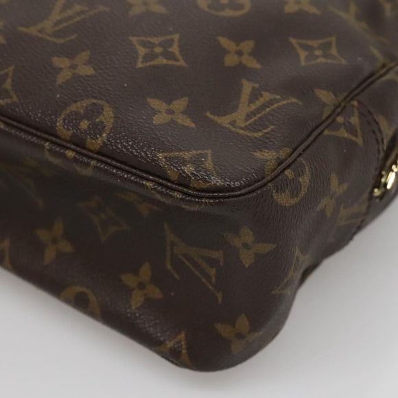 LOUIS VUITTON Monogram Trousse Toilette 28 Clutch Bag M47522 LV Auth BA4585