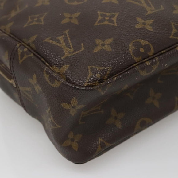 LOUIS VUITTON Monogram Trousse Toilette 28 Clutch Bag M47522 LV Auth BA4585