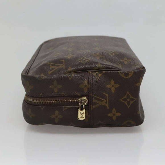 LOUIS VUITTON Monogram Trousse Toilette 28 Clutch Bag M47522 LV Auth BA4585