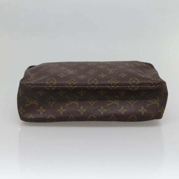 LOUIS VUITTON Monogram Trousse Toilette 28 Clutch Bag M47522 LV Auth BA4585