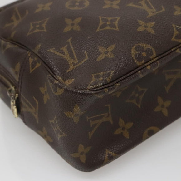LOUIS VUITTON Monogram Trousse Toilette 28 Clutch Bag M47522 LV Auth BA4585