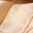 CHANEL COCO Mark Chain Shoulder Bag Lamb Skin White Gold CC Auth BA4593-10