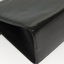 Salvatore Ferragamo Vala Hand Bag Leather Black Gold Auth BA4594-16