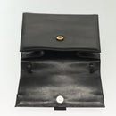 Salvatore Ferragamo Vala Hand Bag Leather Black Gold Auth BA4594-10