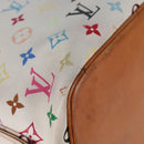 LOUIS VUITTON Monogram Multicolor Petit Noe Bag White M42229 LV Auth BA4598-17