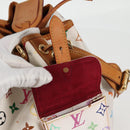 LOUIS VUITTON Monogram Multicolor Petit Noe Bag White M42229 LV Auth BA4598-20