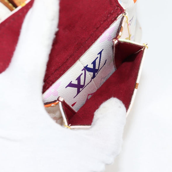 LOUIS VUITTON Monogram Multicolor Petit Noe Bag White M42229 LV Auth BA4598