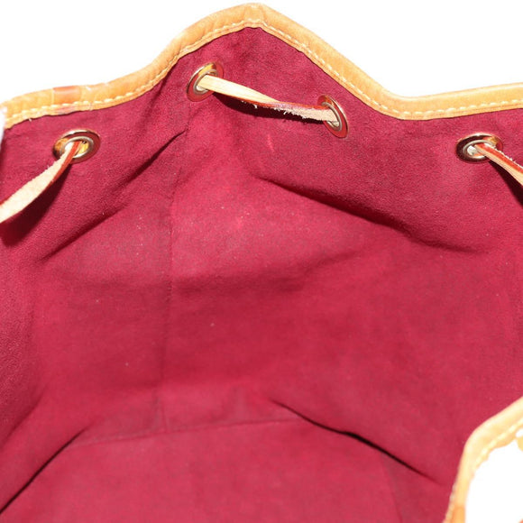 LOUIS VUITTON Monogram Multicolor Petit Noe Bag White M42229 LV Auth BA4598