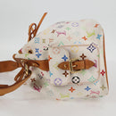 LOUIS VUITTON Monogram Multicolor Petit Noe Bag White M42229 LV Auth BA4598-4