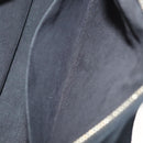 CHANEL COCO Mark Choco Bar Shoulder Bag Cotton Black Gold CC Auth BA4599-24